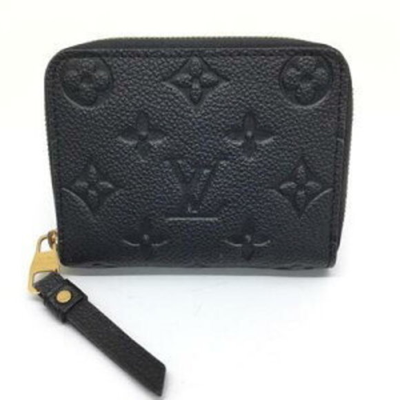 Louis Vuitton Black Empreinte Noir Zippy Coin - Picture 1 of 7